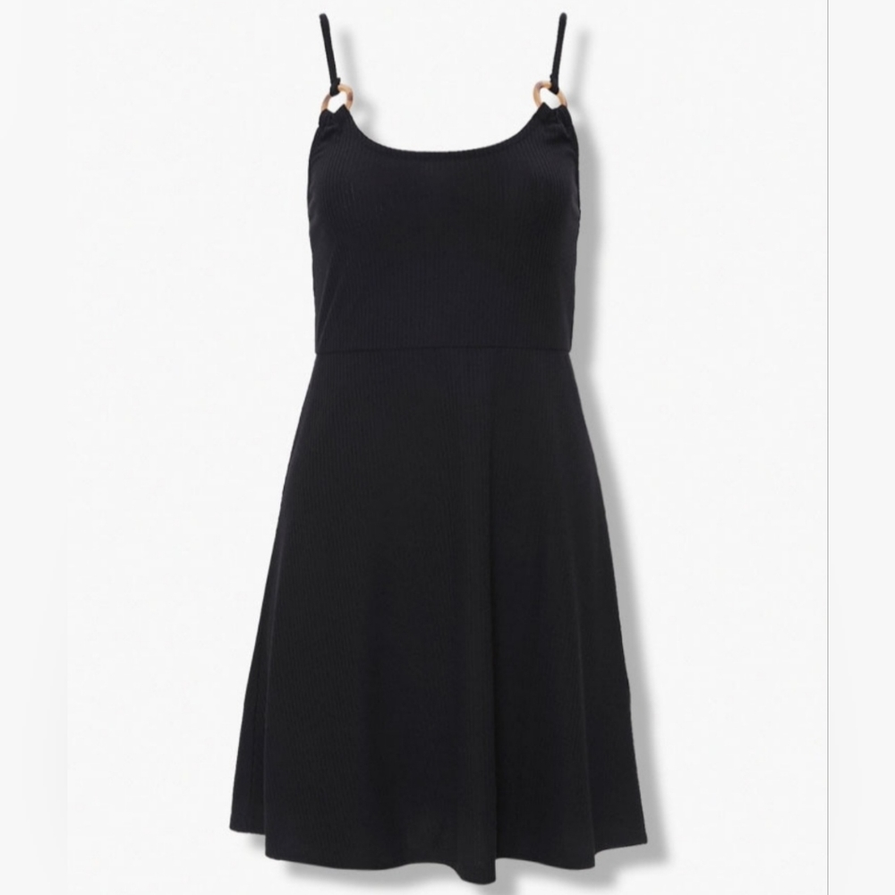 FOREVER 21 Ribbed Knit Skater Dress